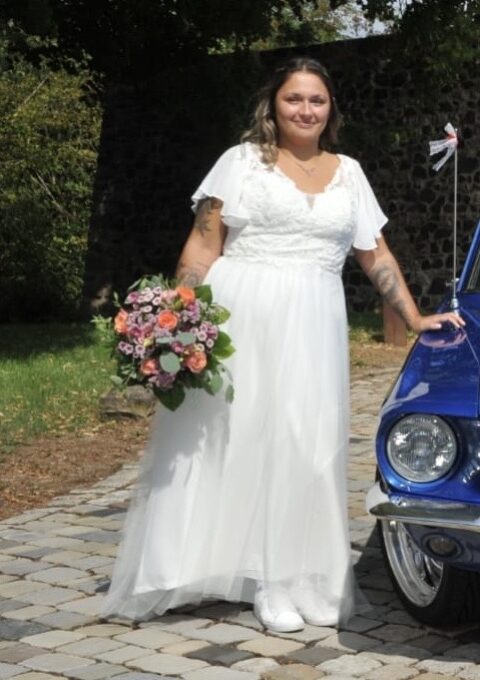 Second Hand Brautkleid STAR NIGHT Boho Gr. 44 Foto 1