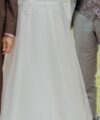 Second Hand Brautkleid Bianco Evento A-Linie Gr. 40 Foto 5
