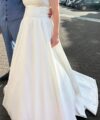 Second Hand Brautkleid Angela Bianca Brautkleid Ivory Kollektion 2023 A-Linie Gr. 44 Foto 2