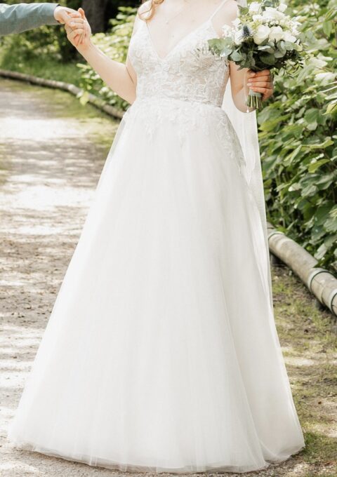 Second Hand Brautkleid White One Barcelona A-Linie Gr. 38 Foto 1