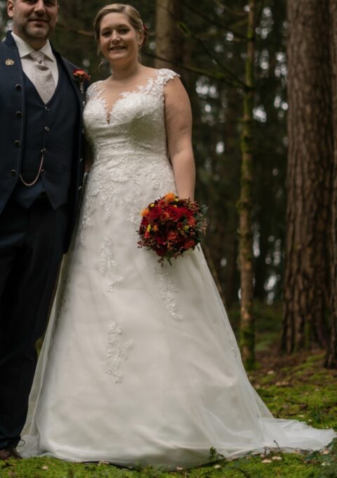 Second Hand Brautkleid Ladybird Daishin A-Linie Gr. 42 Foto 1