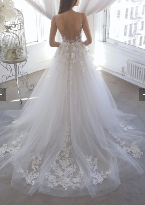 Second Hand Brautkleid A-Linie Gr. 34 Mageschneidert Neu &amp ungetragen Foto 1