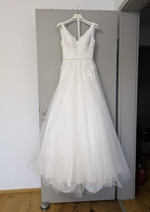 Second Hand Brautkleid Ladybird A-Linie Gr. 34 Foto 1