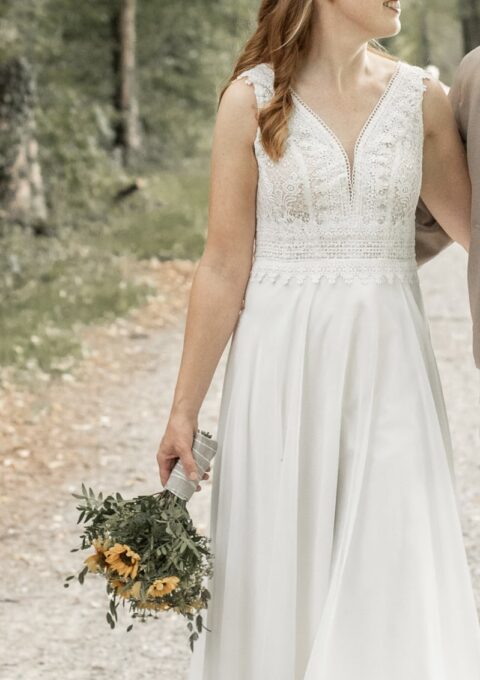 Second Hand Brautkleid Gala Fumiko Boho Gr. 42 Foto 1