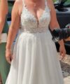 Second Hand Brautkleid Sissi Brautmoden A-Linie Gr. 42 Maßgeschneidert Foto 1