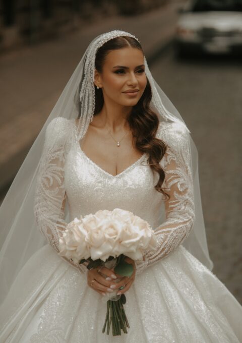 Second Hand Brautkleid Cinderella Prinzessin Gr. 38 Foto 1