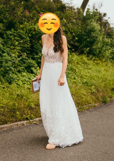 Second Hand Brautkleid Anna Kara Mayflower A-Linie Gr. 34 Maßgeschneidert Foto 1