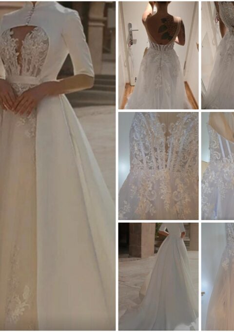 Second Hand Brautkleid Lanting Bride Zweiteiler Gr. 32 Neu &amp ungetragen Foto 1