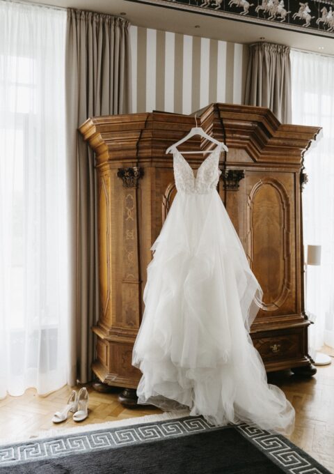 Second Hand Brautkleid Diane Legrand A-Linie Gr. 38 Foto 1