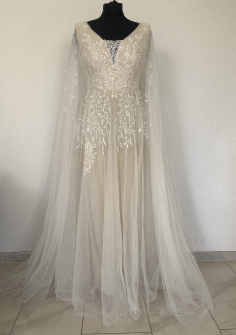 Second Hand Brautkleid Le Rina Atlanta Set A-Linie Gr. 42 Foto 1