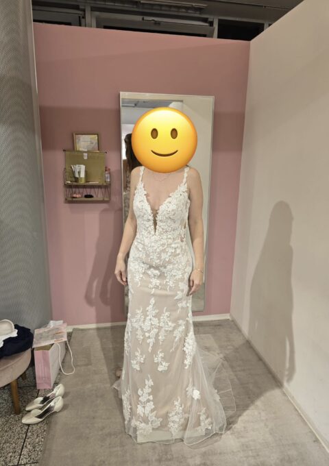 Second Hand Brautkleid Sincerity 44343 Fit and Flare Gr. 36 Foto 1