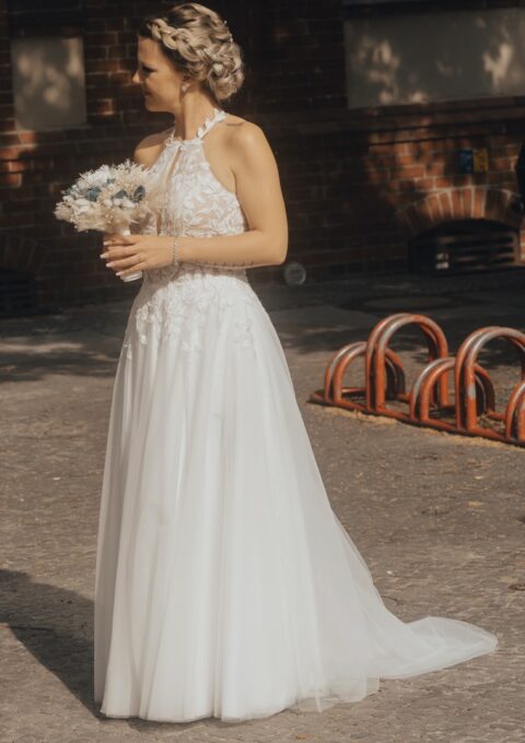 Second Hand Brautkleid Hochzeitsrausch V25-21 Prinzessin Gr. 38 Foto 1