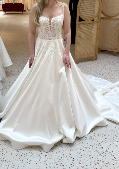 Second Hand Brautkleid Sposa Toscana SP12354 A-Linie Gr. 36 Neu &amp ungetragen Foto 1