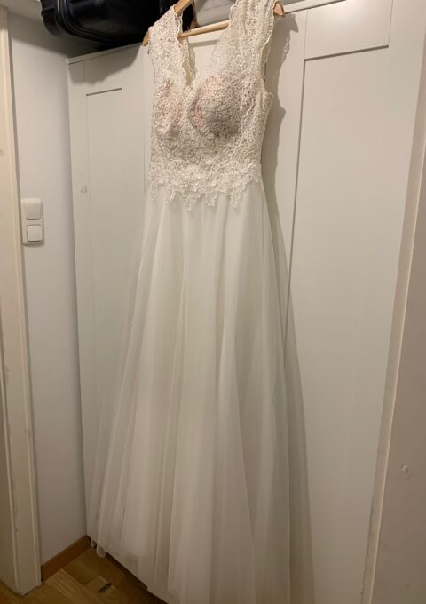Second Hand Brautkleid Agnes Bridal Dream Mode de Pol A-Linie Gr. 40 Foto 1