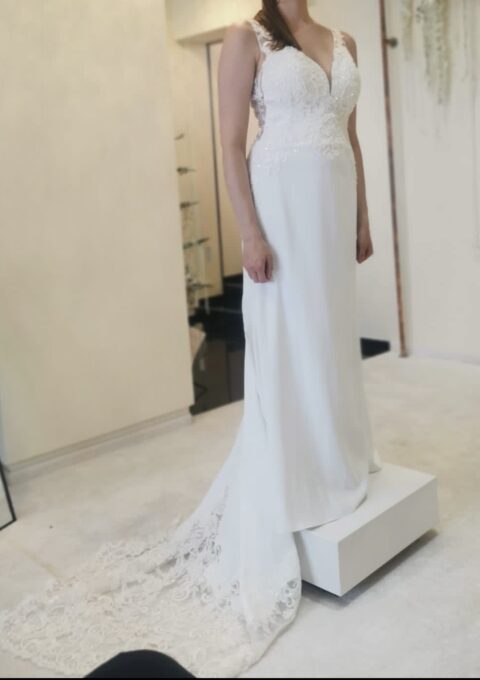 Second Hand Brautkleid Fit and Flare Gr. 38 Foto 1