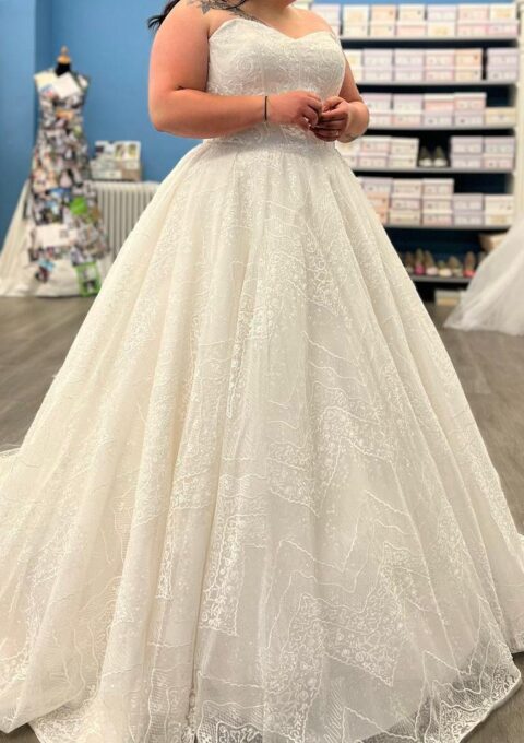 Second Hand Brautkleid Miss Germany Collection Prinzessin Gr. 46 Foto 1