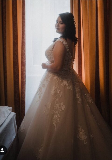 Second Hand Brautkleid A-Linie Gr. 44 Foto 1