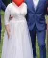 Second Hand Brautkleid Magic Bride A-Linie Gr. 44 Foto 7