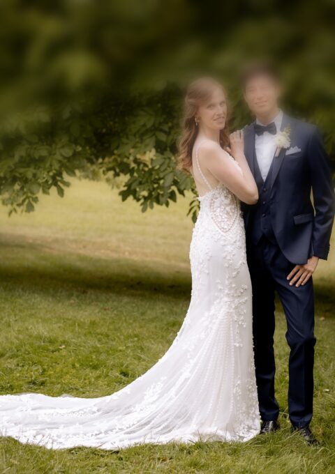 Second Hand Brautkleid Monica Loretti Penni Fit and Flare Gr. 38 Foto 1