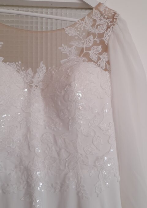 Second Hand Brautkleid HBH Brautmoden Hamburg A-Linie Gr. 48 Foto 1