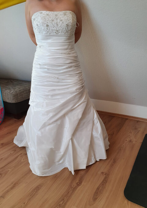 Second Hand Brautkleid Trs Chic A-Linie Gr. 38 Foto 1
