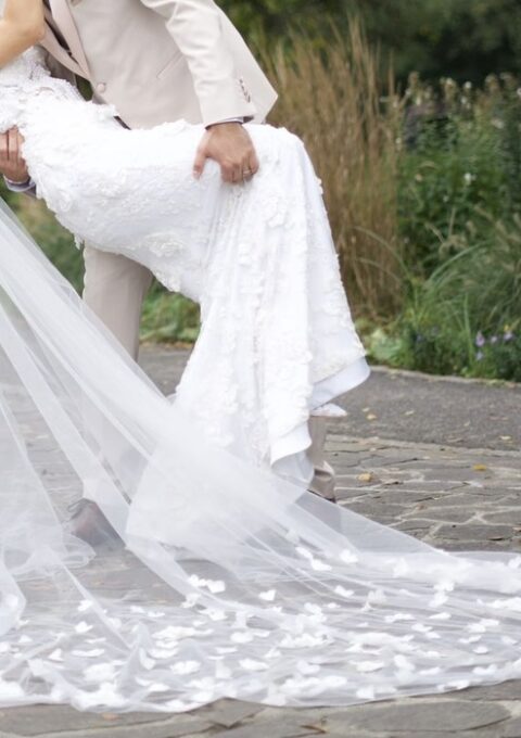 Second Hand Brautkleid Meerjungfrau Gr. 36 Foto 1