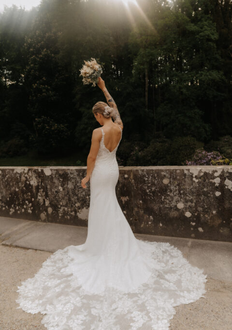 Second Hand Brautkleid Stella York Meerjungfrau Gr. 38 Foto 1