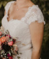 Second Hand Brautkleid Frida Claire A-Linie Gr. 40 Foto 2