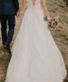Second Hand Brautkleid Frida Claire A-Linie Gr. 40 Foto 5