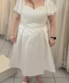 Second Hand Brautkleid Einzelstück/Maßanfertigung A-Linie Gr. 50 Maßgeschneidert Neu & ungetragen Foto 1