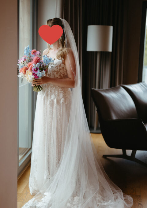 Second Hand Brautkleid Madi Lane Jenica A-Linie Gr. 40 Foto 1