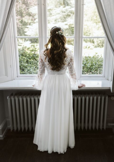 Second Hand Brautkleid Kayla Mila &8211 Melody Boho Gr. 38 Foto 1