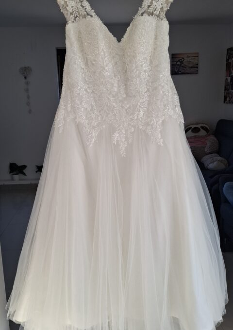 Second Hand Brautkleid WED2B A-Linie Gr. 56 Neu &amp ungetragen Foto 1