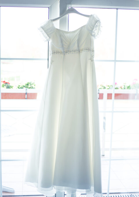 Second Hand Brautkleid Lohrengel Empire Gr. 36 Foto 1