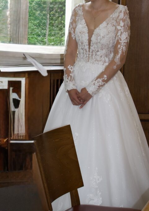 Second Hand Brautkleid Bridonista A-Linie Gr. 36 Foto 1