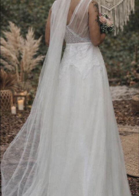 Second Hand Brautkleid Anna Kara A-Linie Gr. 36 Foto 1