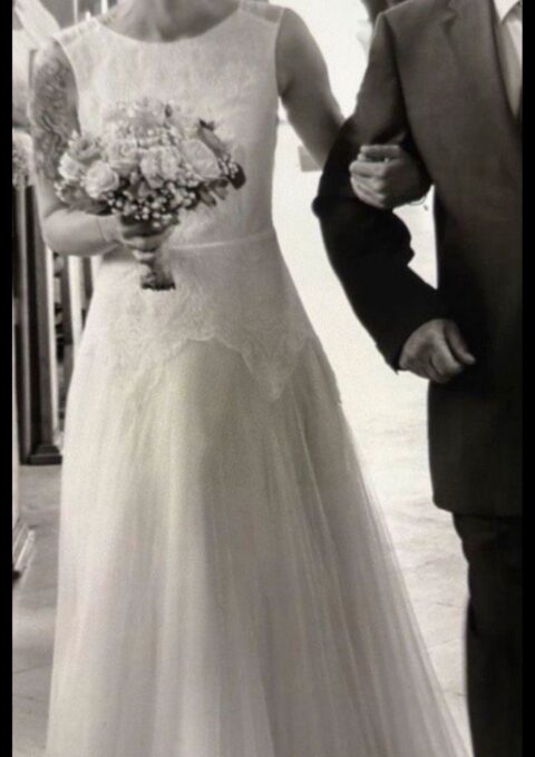 Second Hand Brautkleid Anna Kara A-Linie Gr. 36 Foto 1