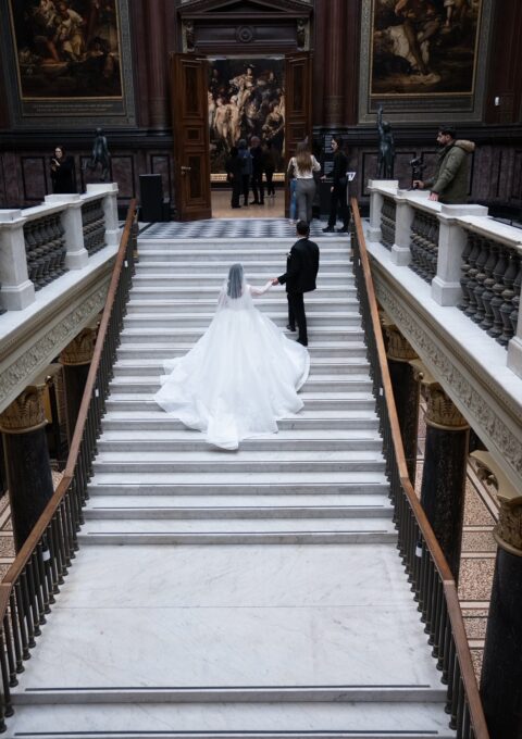 Second Hand Brautkleid Yargic Düsseldorg A-Linie Gr. 40 Foto 1