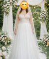 Second Hand Brautkleid Daniela Di Marino A-Linie Gr. 38 Neu & ungetragen Foto 1