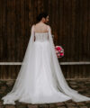 Second Hand Brautkleid Allegresse Blossom Glow Avva A-Linie Gr. 44 Maßgeschneidert Foto 2