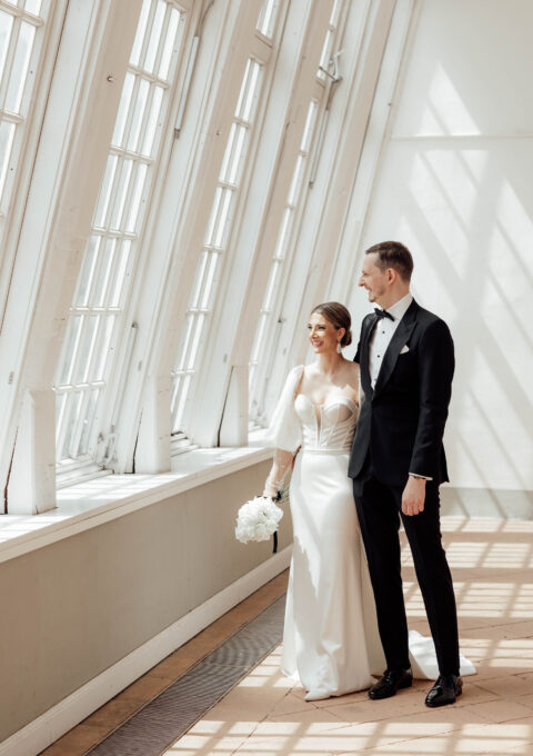 Second Hand Brautkleid Mia Lavi 2404 Fit and Flare Gr. 36 Mageschneidert Foto 1