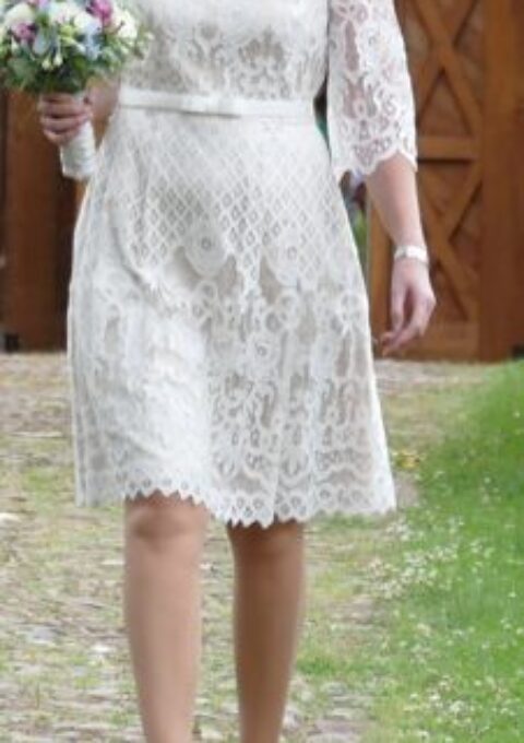 Second Hand Brautkleid Lilly Standesamt Gr. 40 Foto 1