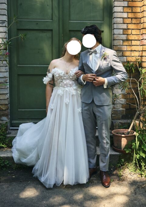 Second Hand Brautkleid Lana Grace Laura A-Linie Gr. 40 Foto 1