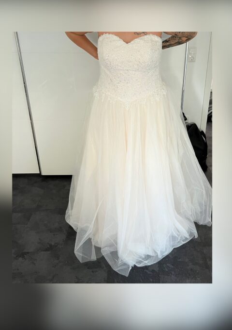 Second Hand Brautkleid A-Linie Gr. 50 Foto 1