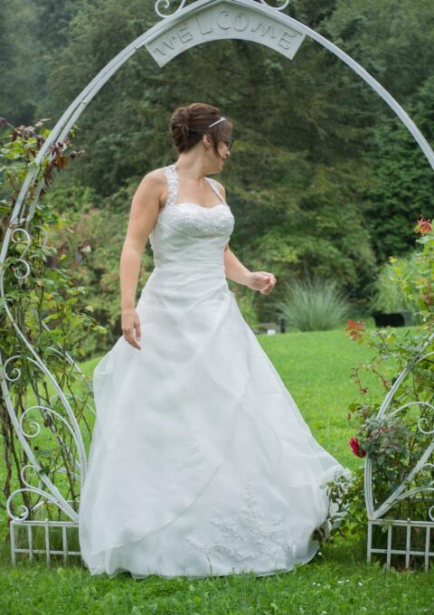Second Hand Brautkleid Ladybird A-Linie Gr. 42 Foto 1