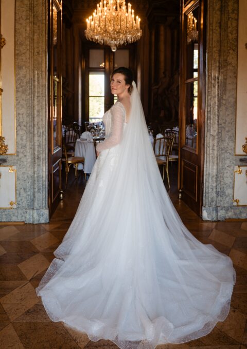 Second Hand Brautkleid Ida Torez Love Refrain&quot 01341SL.00.17 A-Linie Gr. 36 Foto 1