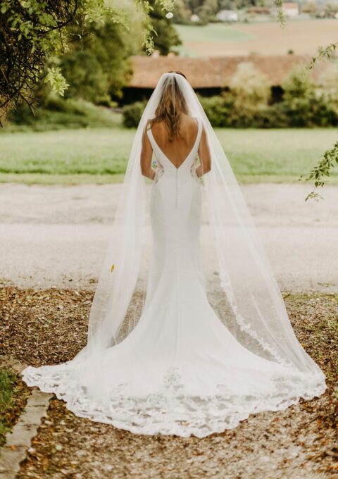 Second Hand Brautkleid Le Papillon by Modeca ORLA Fit and Flare Gr. 36 Foto 1