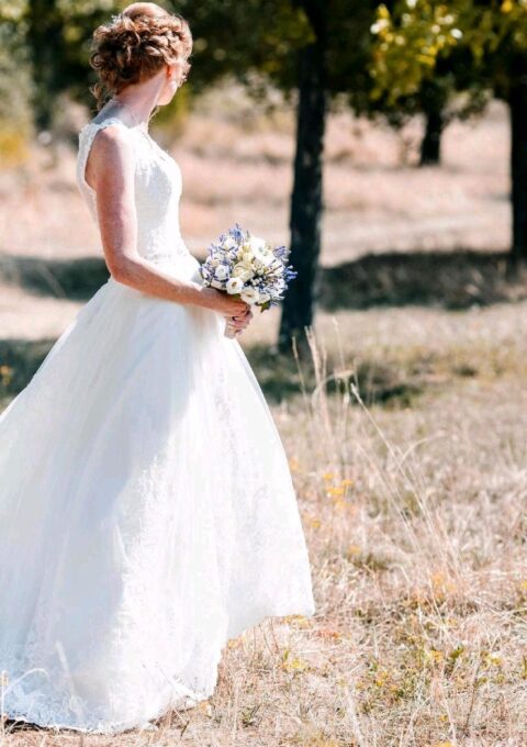 Second Hand Brautkleid David Tutera Josephine A-Linie Gr. 34 Foto 1