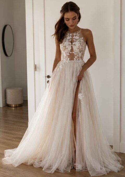 Second Hand Brautkleid Dama Couture Ellie Boho Gr. 40 Neu &amp ungetragen Foto 1