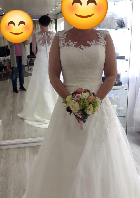 Second Hand Brautkleid Demetrios The Sposa Group Lady Bird A-Linie Gr. 38 Neu &amp ungetragen Foto 1